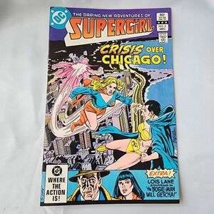 Supergirl Comic Book #2 Crisis Over Chicago! DC Comics‎ Vintage FN Original art